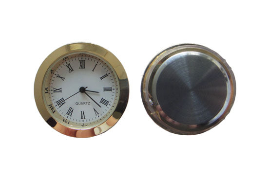 33mm Gold Clock Insert - Roman Numerals