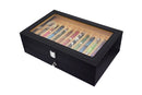 24 Pen Black Leather Display Box