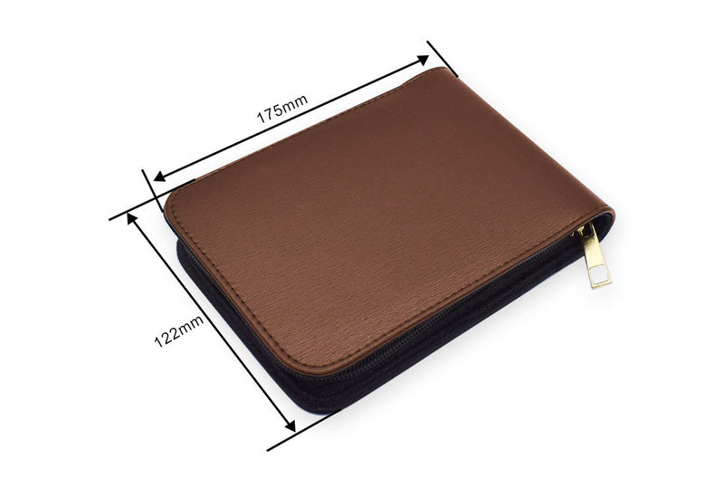 12 Pen Leather Binder