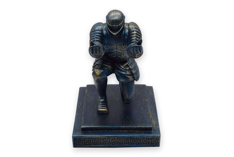 Kneeling Knight Pen Holder Blue