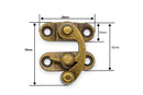 Box Latch - Antique Bronze