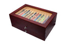 34 Pen Red Wooden Display Box