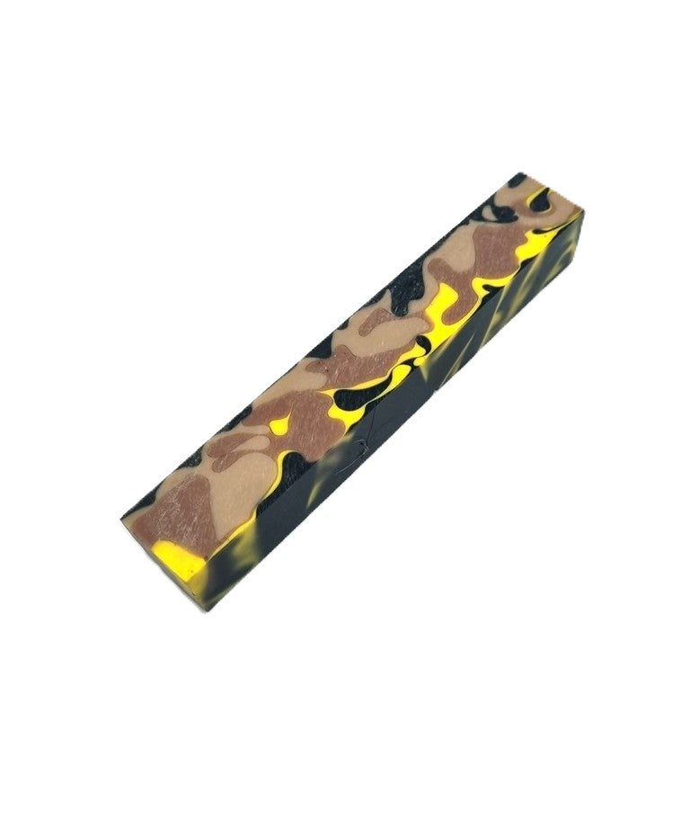 Yellow Desert Camouflage Acrylic Pen Blank